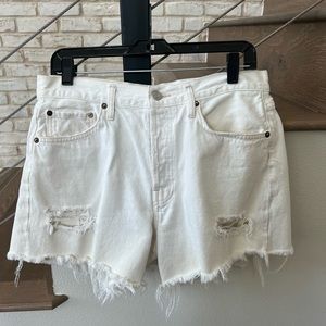 Agolde Parker Long cut off shorts